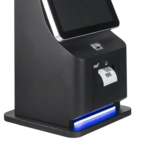 Borne tactile comptoir kiosk KURVEO DESK 3