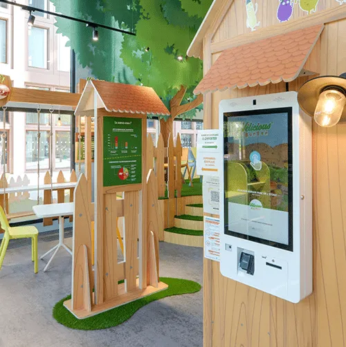 Borne tactile kiosk KOBÉ